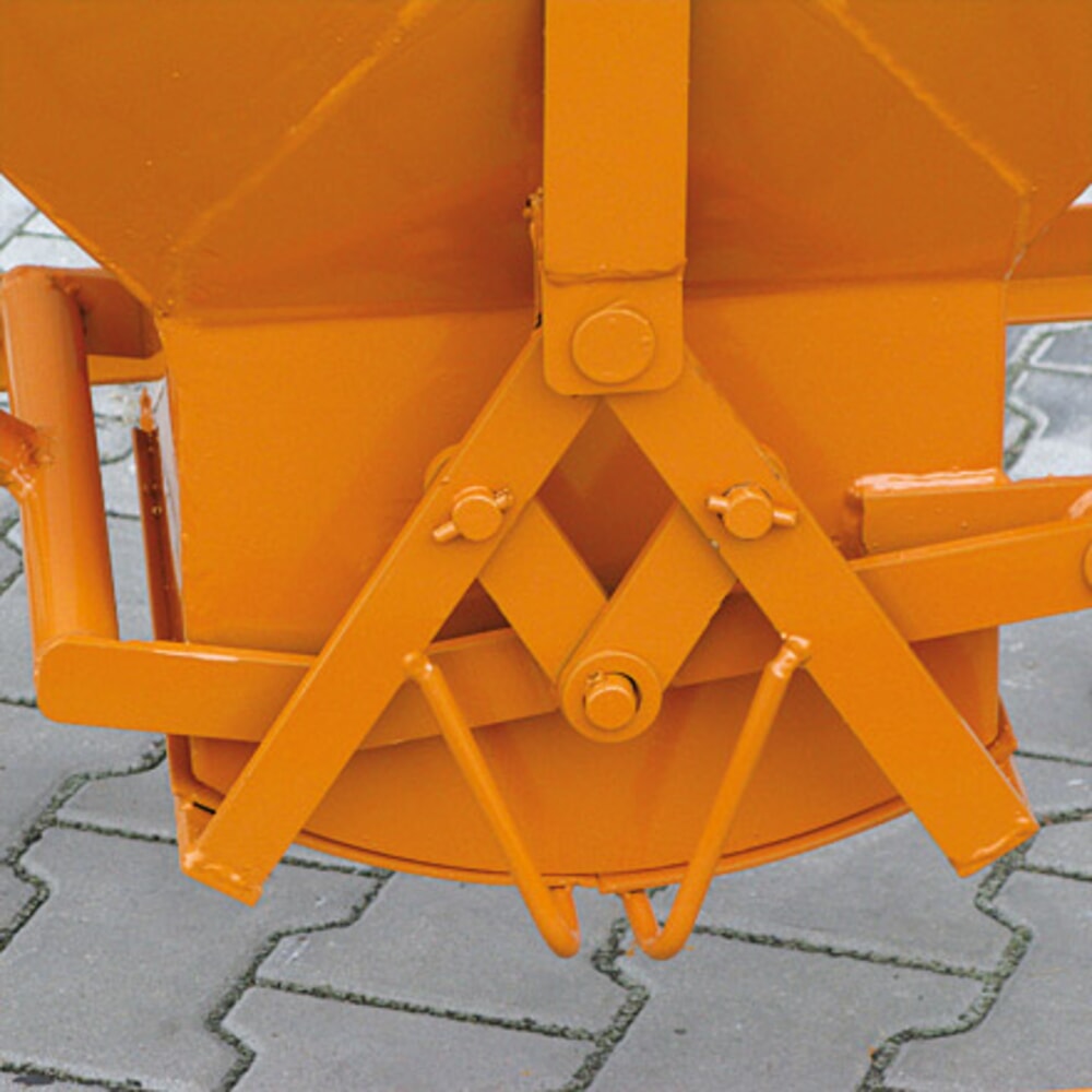 Productafbeelding nr. 4: Silocontainer op wielen Eichinger®, centrale uitloop via hendel, 300 liter, zuiver oranje