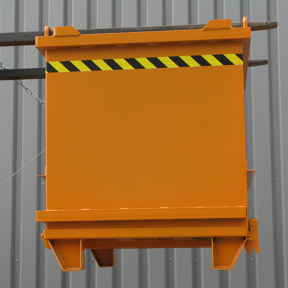 Productafbeelding nr. 3: Bouwstofcontainer Eichinger® met uitklapbare bodem, 1.000 kg, 300 liter zuiver oranje