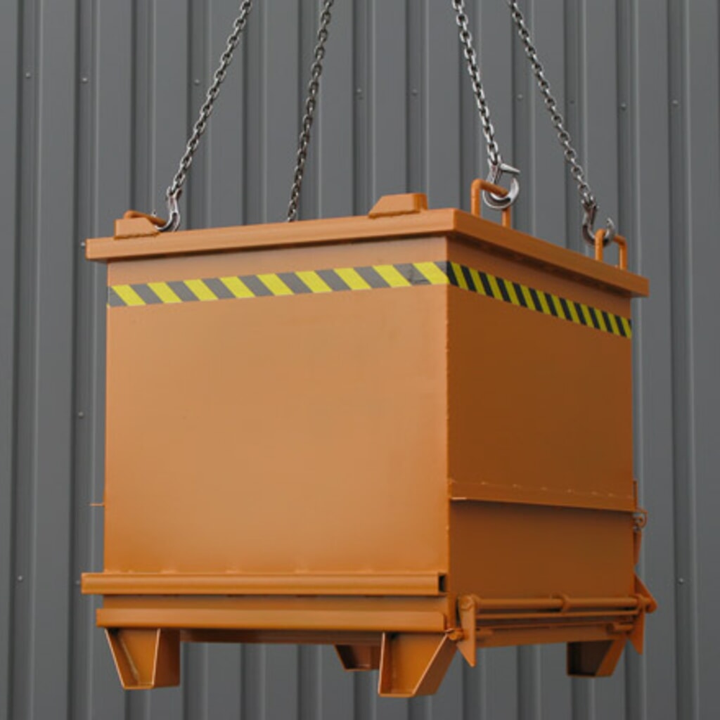 Bouwstofcontainer Eichinger® met uitklapbare bodem, 2.000 kg, 1.000 liter, thermisch verzinkt Productafbeelding nr. 4: Bouwstofcontainer Eichinger® met uitklapbare bodem, 2.000 kg, 1.000 liter, thermisch verzinkt