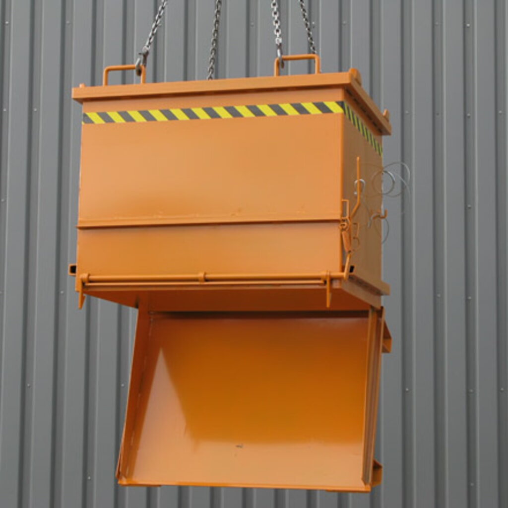 Bouwstofcontainer Eichinger® met uitklapbare bodem, 2.000 kg, 1.000 liter, thermisch verzinkt Productafbeelding nr. 5: Bouwstofcontainer Eichinger® met uitklapbare bodem, 2.000 kg, 1.000 liter, thermisch verzinkt