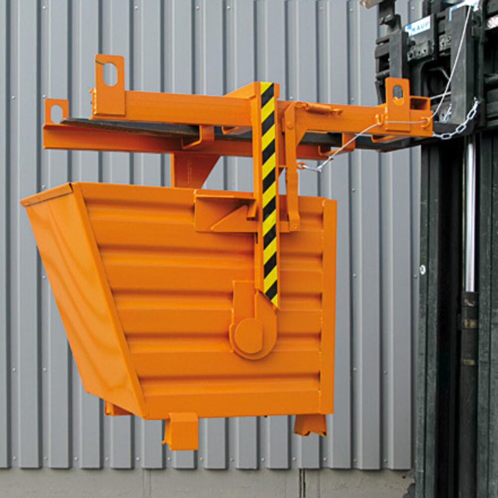 Productafbeelding nr. 5: Stapelbare kiepcontainer Eichinger®, 500 kg, 300 liter, zuiver oranje
