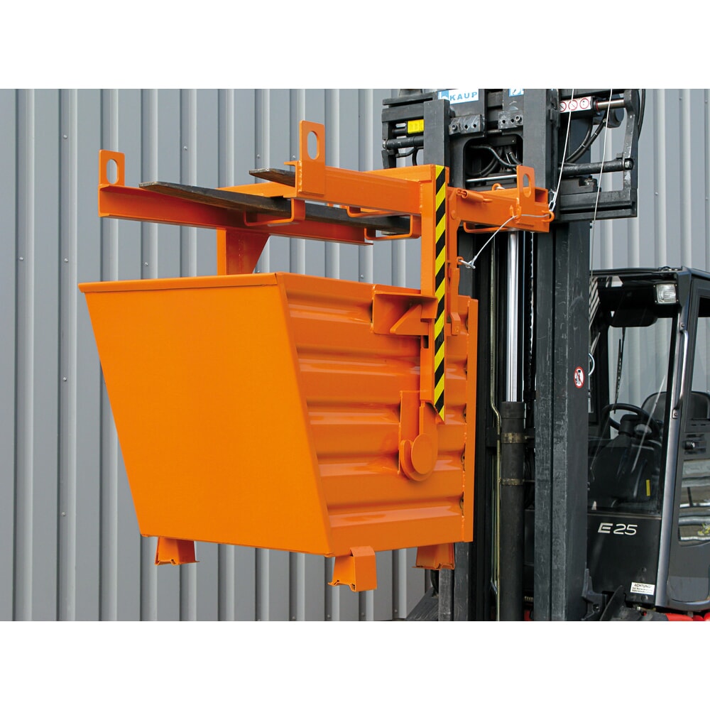 Productafbeelding nr. 6: Stapelbare kiepcontainer Eichinger®, 500 kg, 300 liter, zuiver oranje