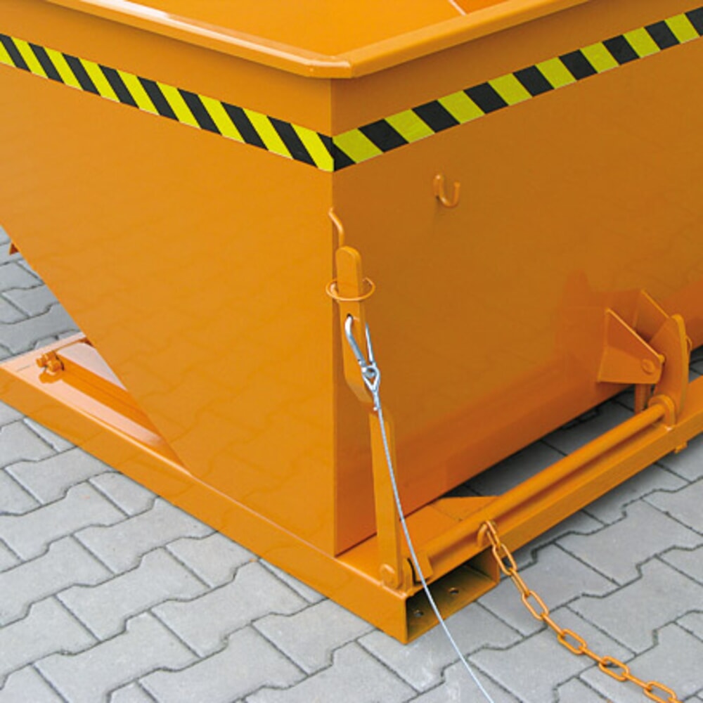 Productafbeelding nr. 5: Lage kiepcontainer Eichinger®, 1.000 kg, 300 liter, zuiver oranje