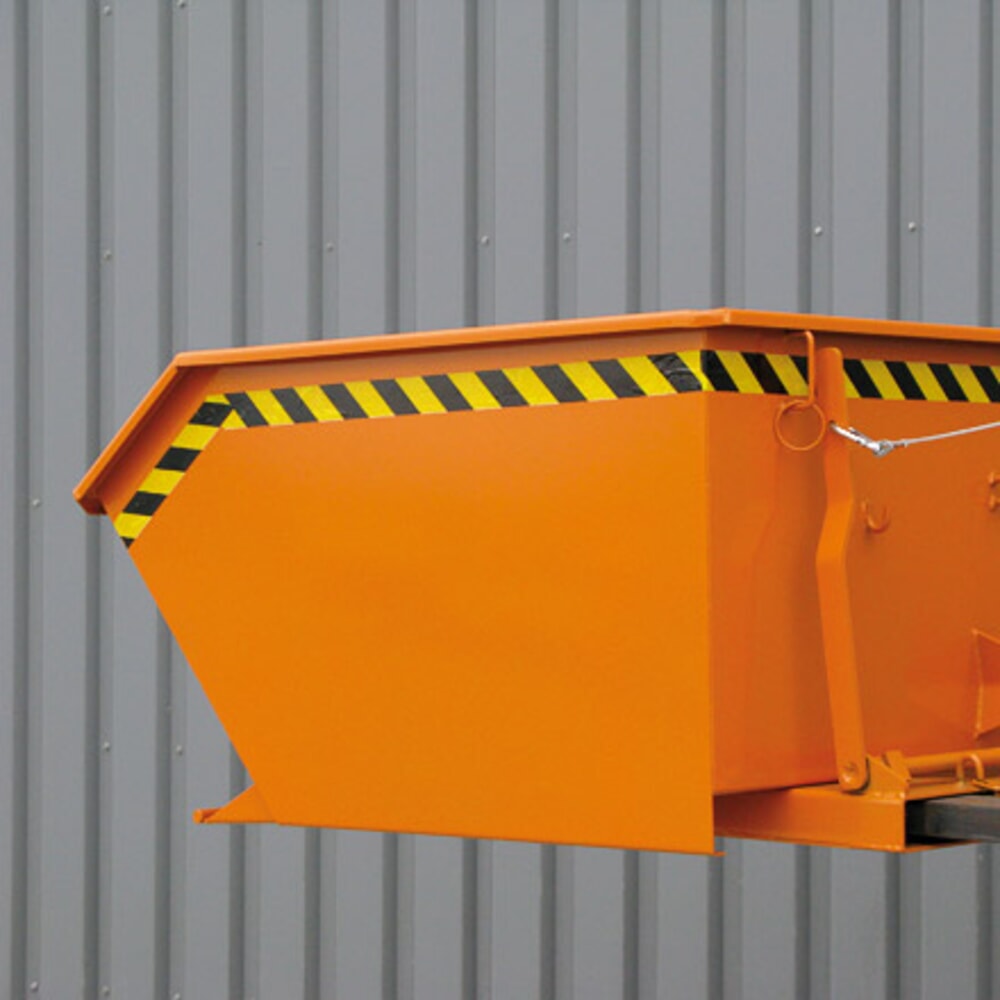 Productafbeelding nr. 5: Lage kiepcontainer Eichinger®, 1.000 kg, 400 liter, zuiver oranje