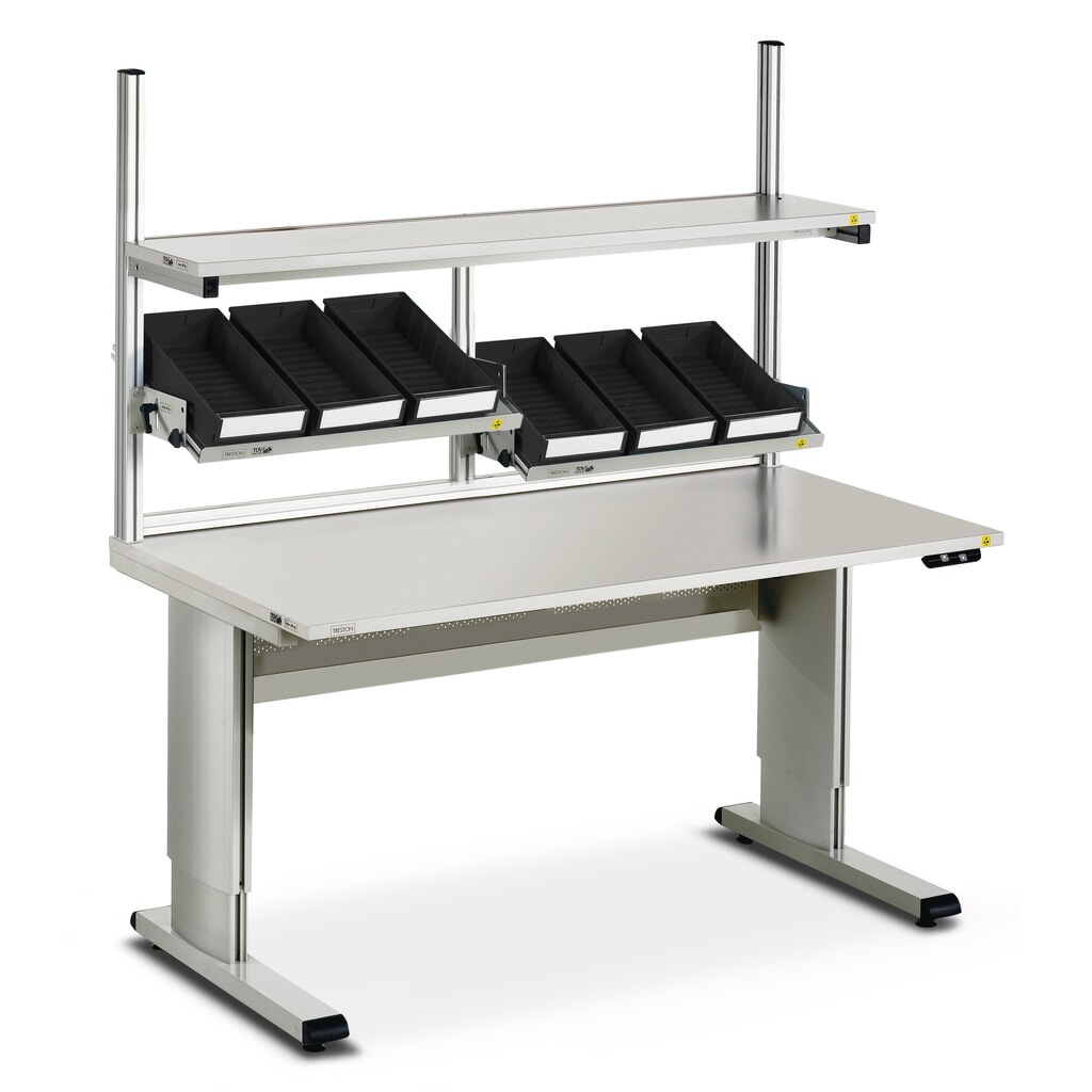 Productafbeelding nr. 3: Legbord voor werktafel TRESTON WB, ESD, bxd 660 x 400 mm