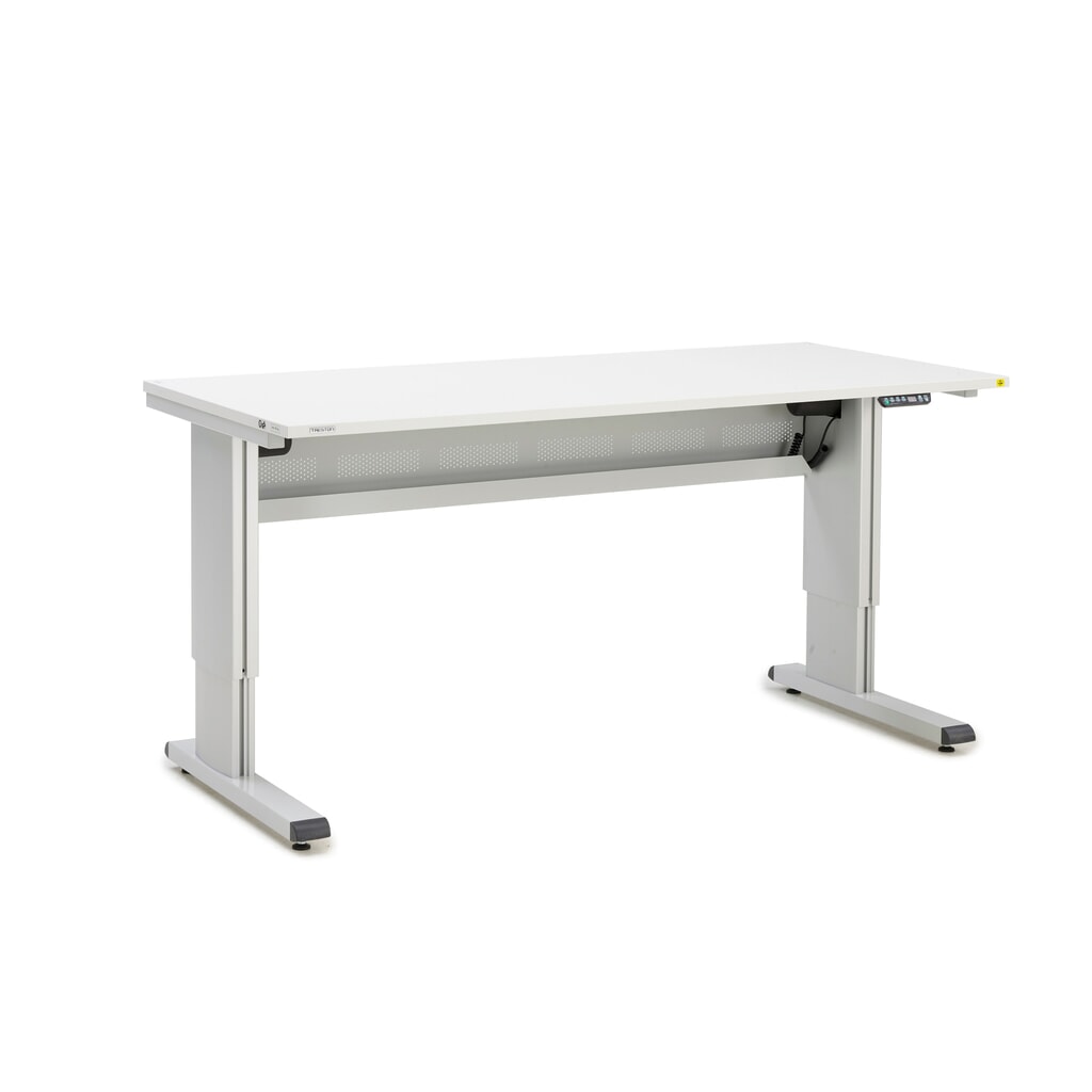 Product afbeelding: Werktafel TRESTON WB, ESD, elektrisch in hoogte verstelbaar, bxd 1.800 x 800 mm, met kabelgoot