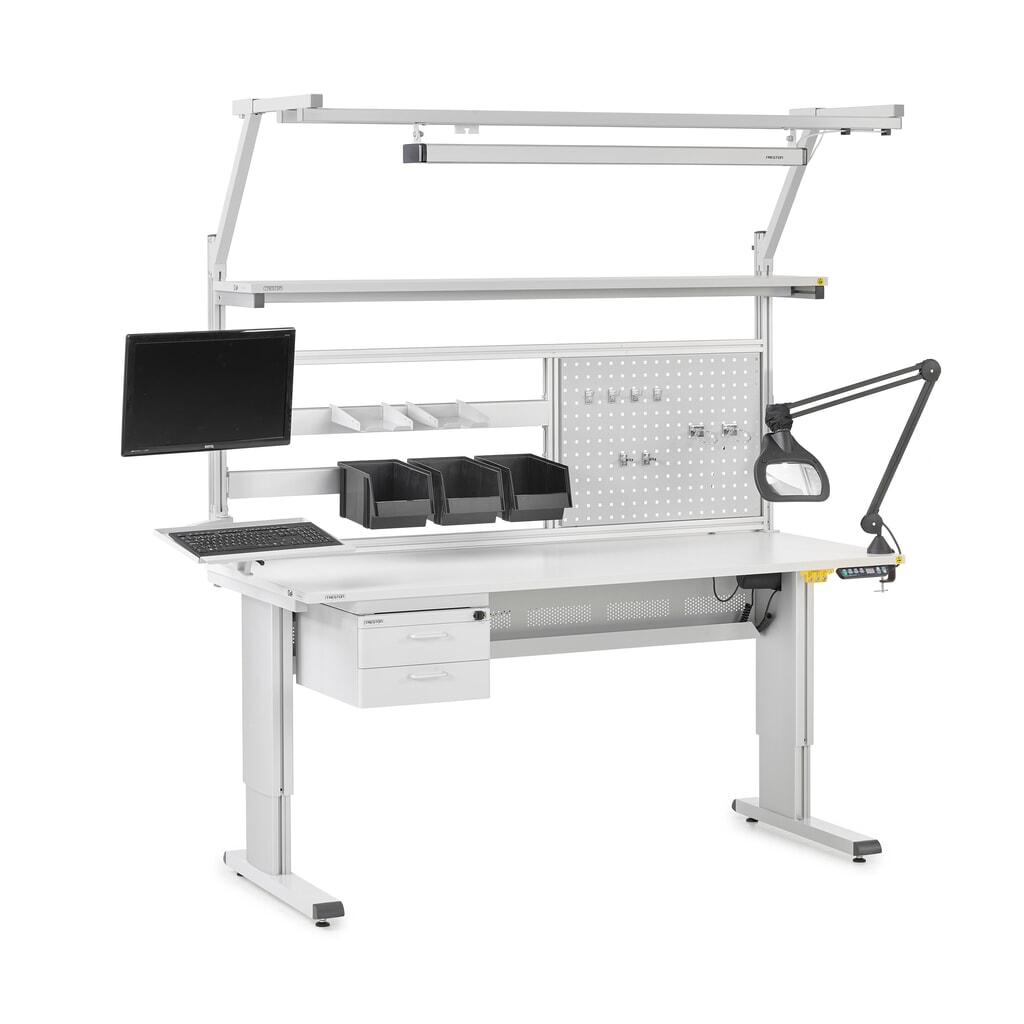 Legbord ALH110 voor werktafel TRESTON WB, ESD, bxd 1.073 x 310 mm Productafbeelding nr. 5: Legbord ALH110 voor werktafel TRESTON WB, ESD, bxd 1.073 x 310 mm