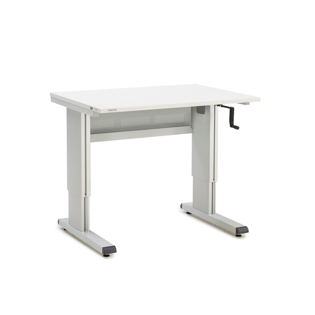 Product afbeelding: Werktafel TRESTON, type WB, in hoogte verstelbaar, kruk, bxd 1.073 x 800 mm