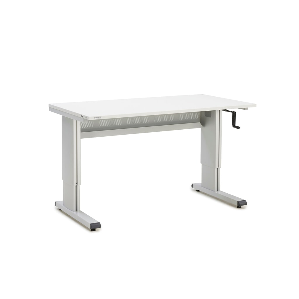 Werktafel TRESTON, type WB, in hoogte verstelbaar, kruk, bxd 1.500 x 800 mm Product afbeelding: Werktafel TRESTON, type WB, in hoogte verstelbaar, kruk, bxd 1.500 x 800 mm