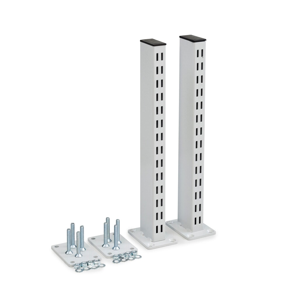 Rasterprofielen voor TRESTON TED werktafel, met flens, hoogte 400 mm, 2 stuks/VE Product afbeelding: Rasterprofielen voor TRESTON TED werktafel, met flens, hoogte 400 mm, 2 stuks/VE
