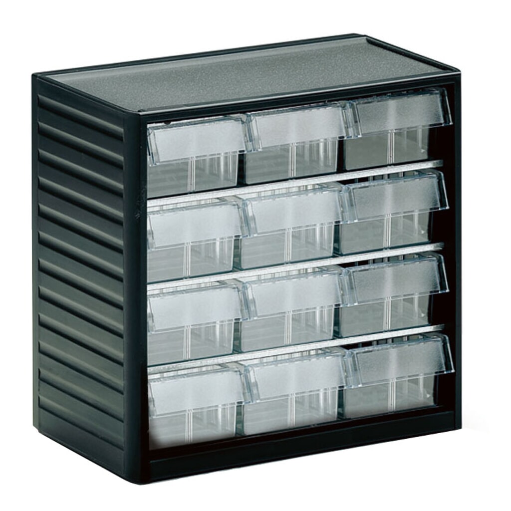 Kleingoedmagazijn Premium, hoogte 290 mm, 12 laden breedte 92 mm Product afbeelding: Kleingoedmagazijn Premium, hoogte 290 mm, 12 laden breedte 92 mm