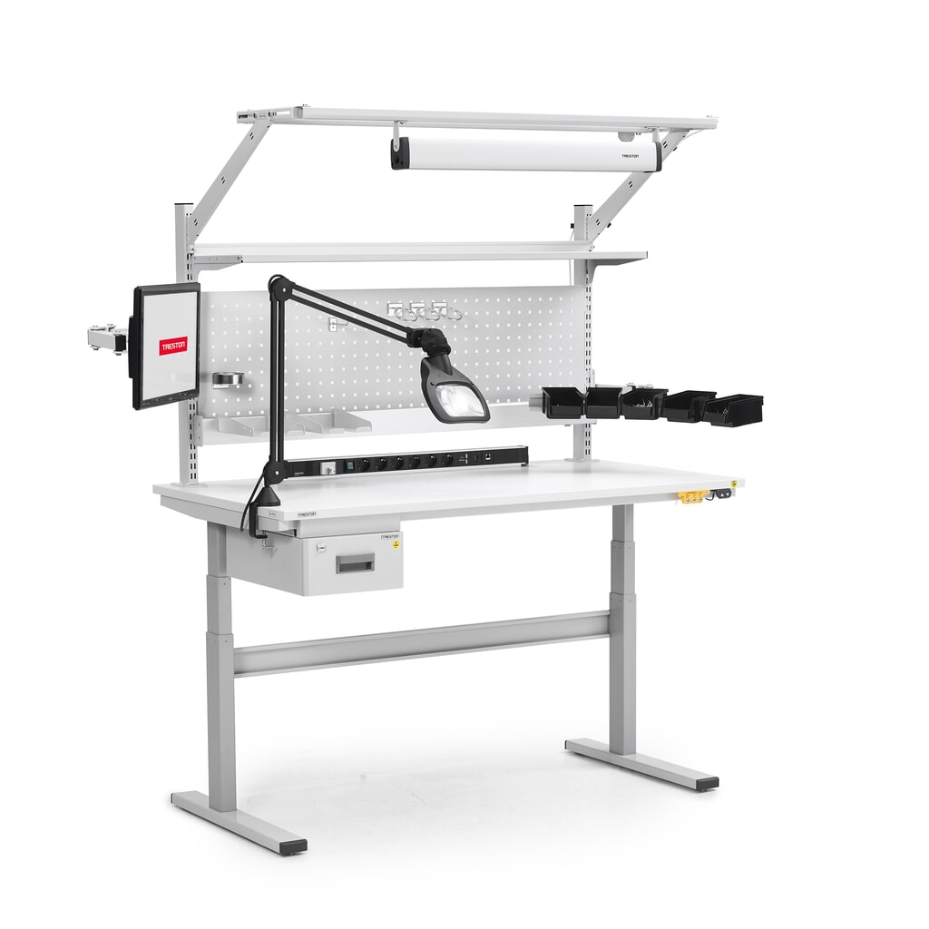 Productafbeelding nr. 3: Rasterprofielen voor TRESTON TED werktafel, met flens, hoogte 790 mm, 2 stuks/VE