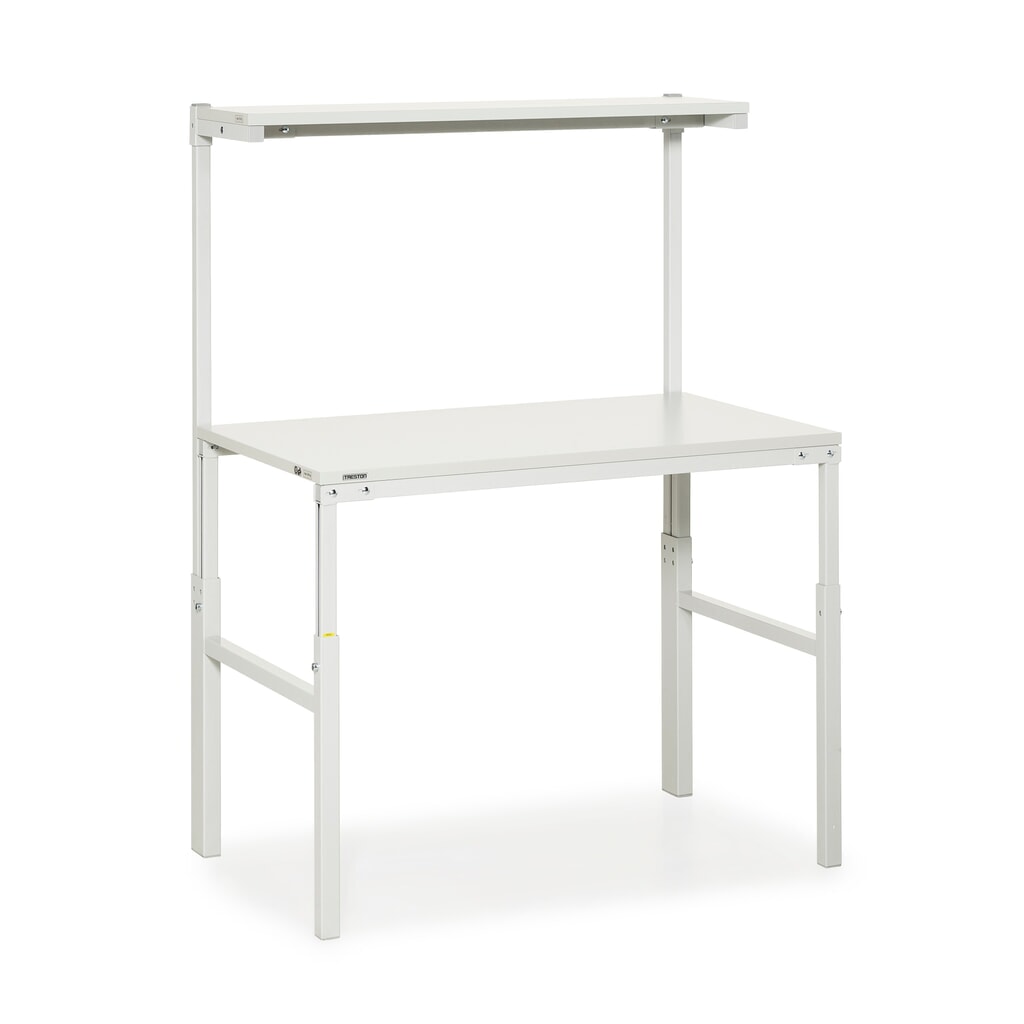 Product afbeelding: Werktafel TRESTON TPH met legplank, ESD, handmatig in hoogte verstelbaar, bxd 1.200 x 700 mm