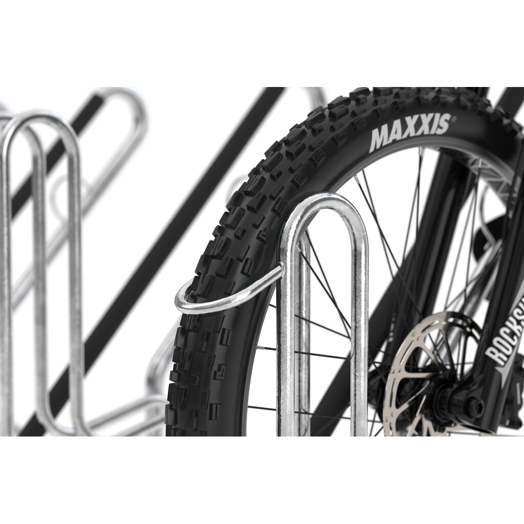 Productafbeelding nr. 5: wsm® fietsoverkapping Economy Köln, ESG-beglazing, fietsparksysteem 4702 XBF, voor 4 fietsen, HxBxD 2440 mm x 2165 mm x 2165 mm