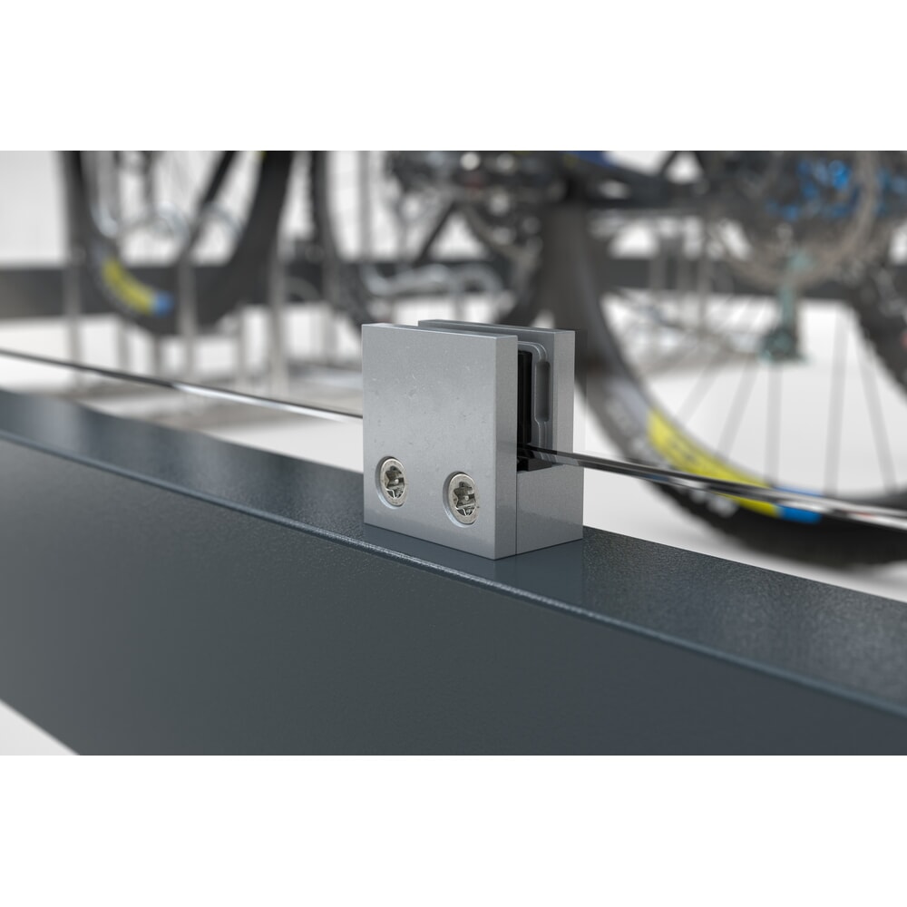 Productafbeelding nr. 9: wsm® fietsoverkapping Professional Köln, ESG-beglazing, geïntegreerde verlichting, bouwpakket, voor 6 fietsen, HxBxD 2440 mm x 3180 mm x 2165 mm