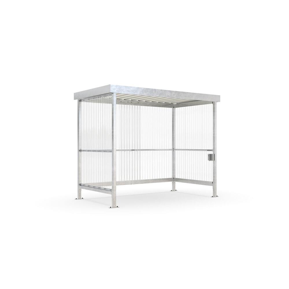 Product afbeelding: wsm® rookoverkapping Jena Maxi, golf-PVC, bouwpakket
