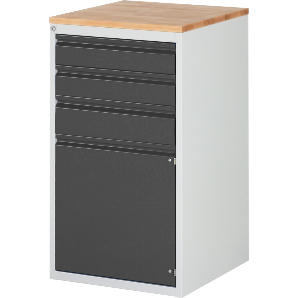 Product afbeelding: Steinbock® ladekast Selection, werkblad van massief beukenhout