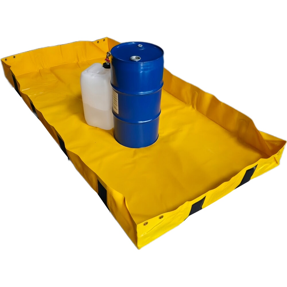 Product afbeelding: Steinbock® opvouwbare opvangbak Light van polyvinylchloride, hxbxd 203 x 1.200 x 2.400 mm, opvangvolume 602 l