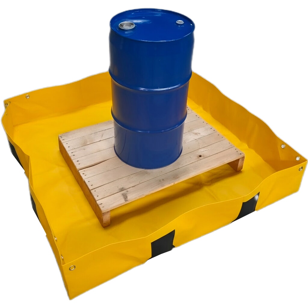 Steinbock® opvouwbare opvangbak Light van polyvinylchloride, hxbxd 203 x 1.200 x 1.200 mm, opvangvolume 299 l Product afbeelding: Steinbock® opvouwbare opvangbak Light van polyvinylchloride, hxbxd 203 x 1.200 x 1.200 mm, opvangvolume 299 l