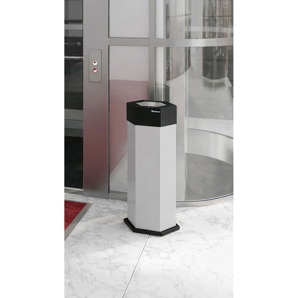 Afvalbak stumpf® Sixco 1 swing lichtgrijs Productafbeelding nr. 4: Afvalbak stumpf® Sixco 1 swing lichtgrijs
