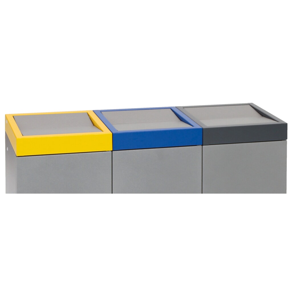 Kringloopafvalbak stumpf®, 3x 70 liter, meerdere kleuren Productafbeelding nr. 2: Kringloopafvalbak stumpf®, 3x 70 liter, meerdere kleuren