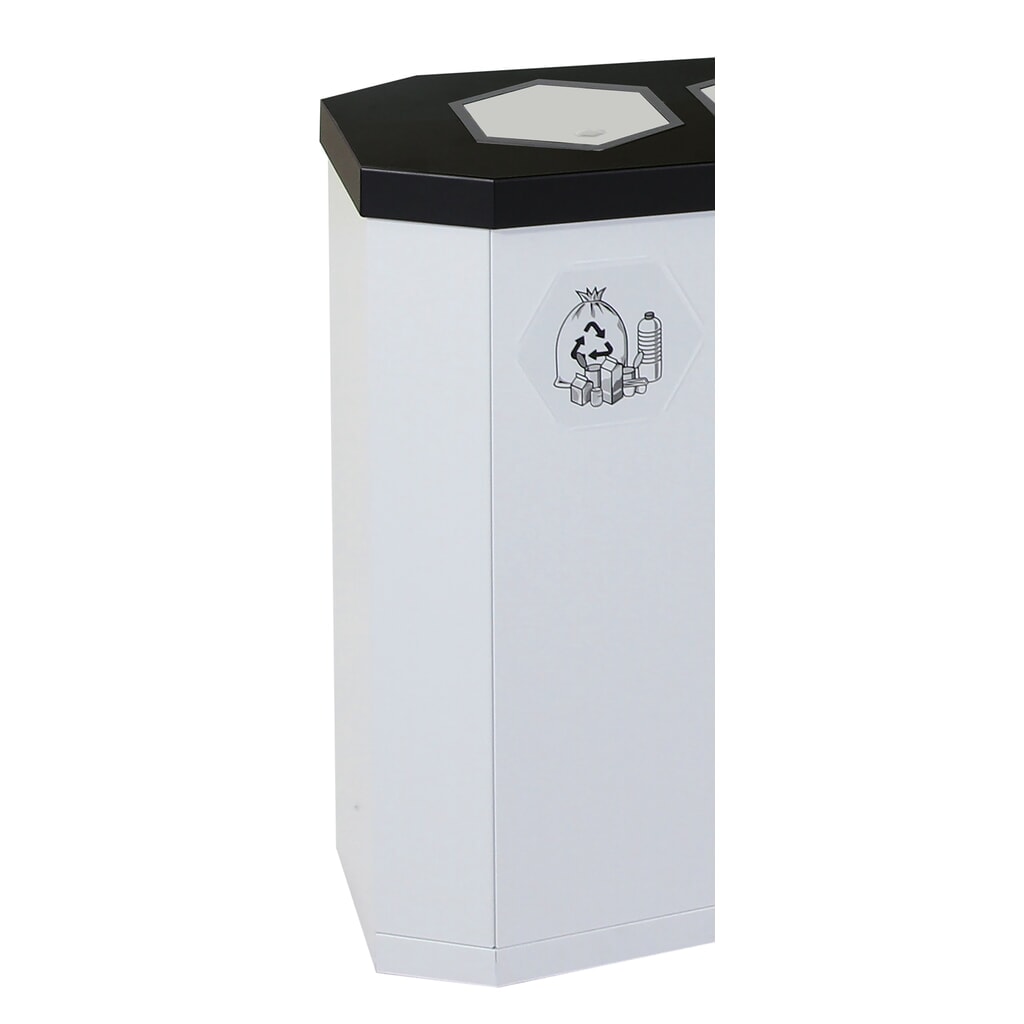 Productafbeelding nr. 4: Afvalbak stumpf® Sixco 3 smart, lichtgrijs