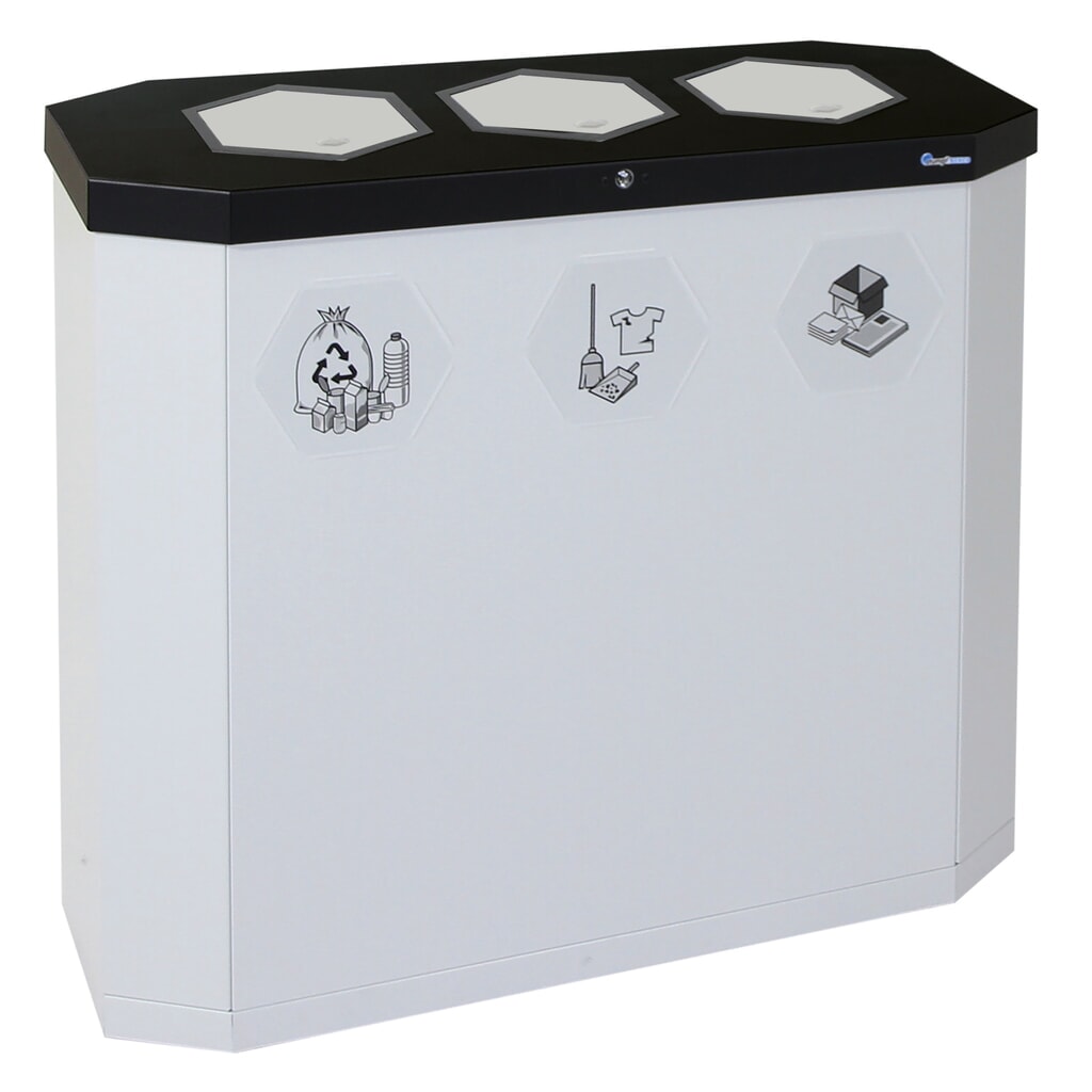 Productafbeelding nr. 6: Afvalbak stumpf® Sixco 3 smart, lichtgrijs
