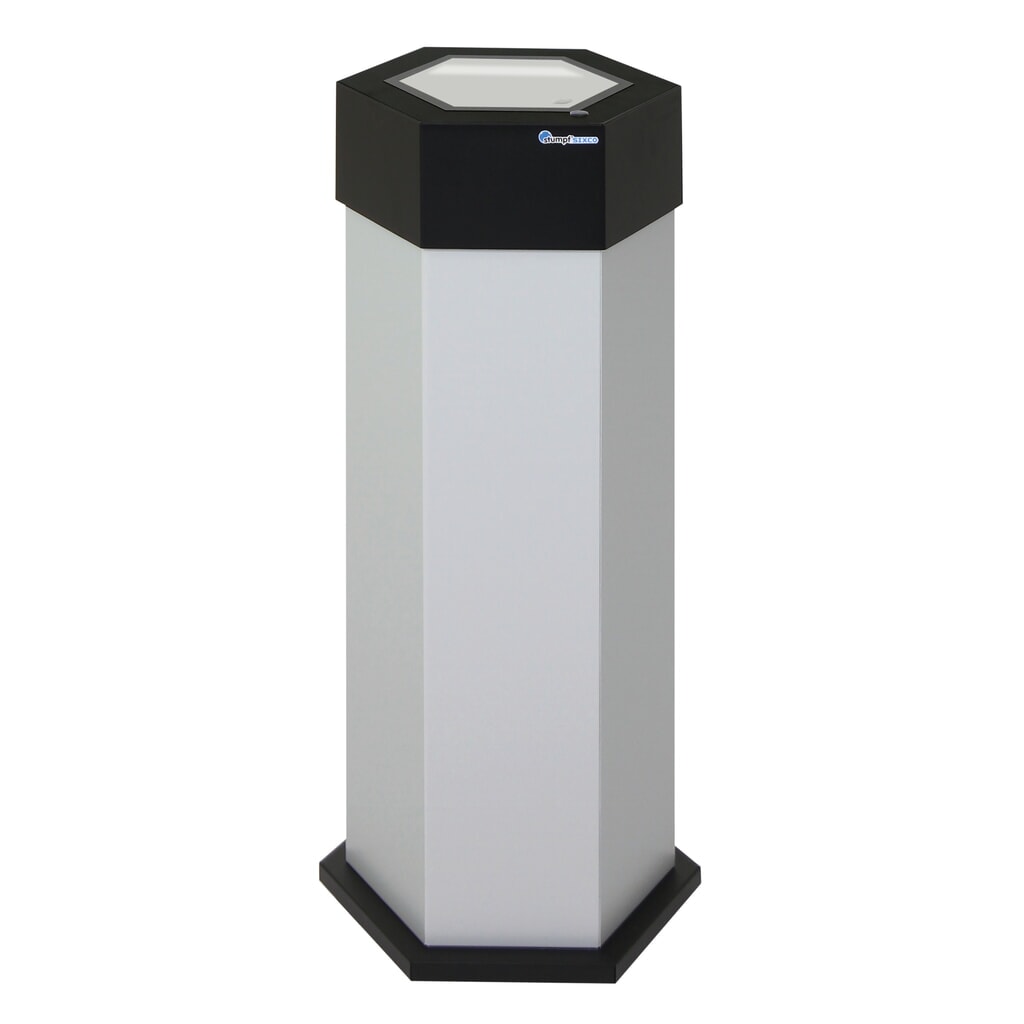 Afvalbak stumpf® Sixco 1 swing lichtgrijs Productafbeelding nr. 8: Afvalbak stumpf® Sixco 1 swing lichtgrijs