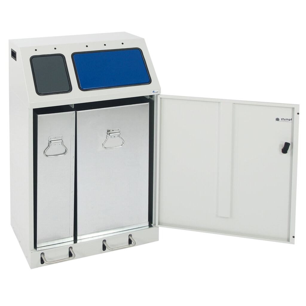Productafbeelding nr. 11: Compacte kringloopafvalbak met pedaal stumpf®, 1 x 30, 1 x 60 l