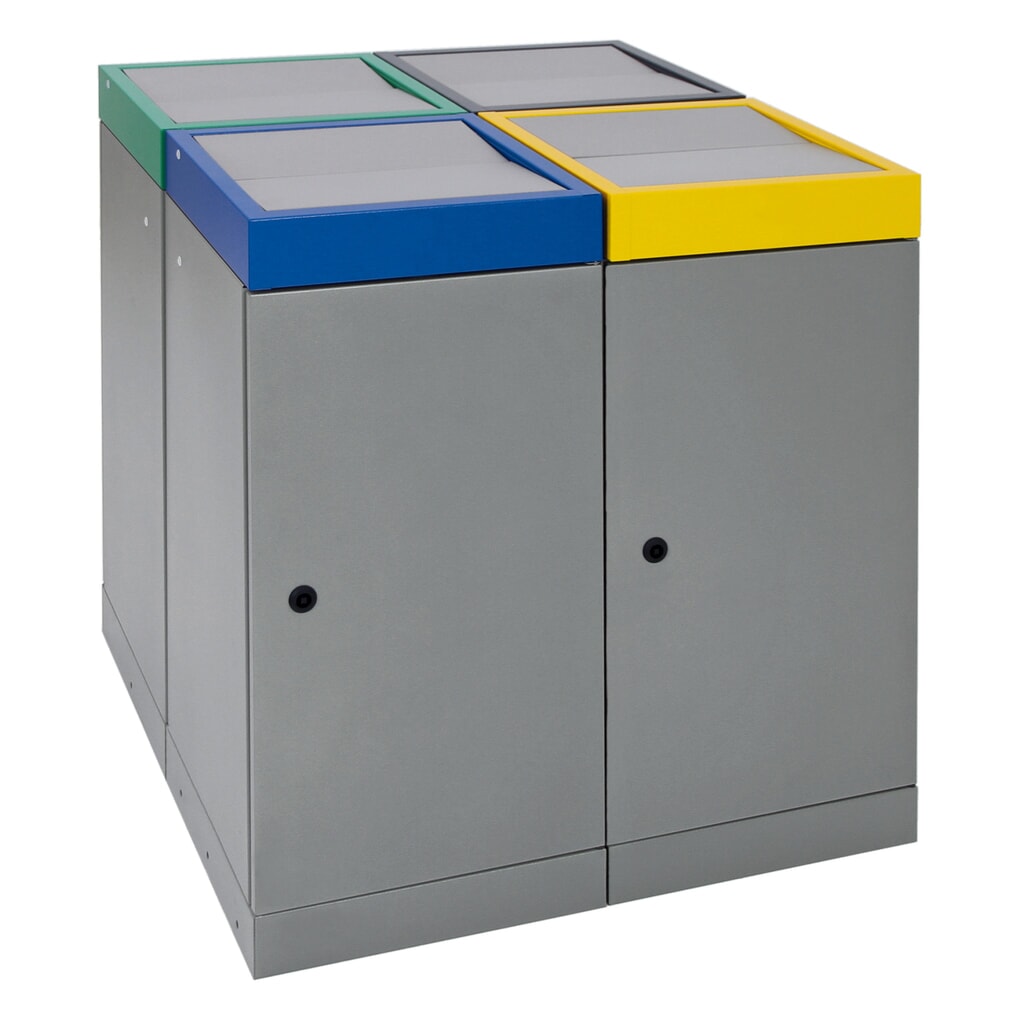 Kringloopafvalbak stumpf®, 4x 30 liter, meerdere kleuren Productafbeelding nr. 11: Kringloopafvalbak stumpf®, 4x 30 liter, meerdere kleuren