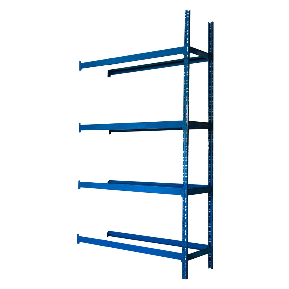 Product afbeelding: Bandenrek, aanbouwelement, blauw, hxbxd 2.000 x 1.500 x 500 mm, 4 etages voor 16 banden
