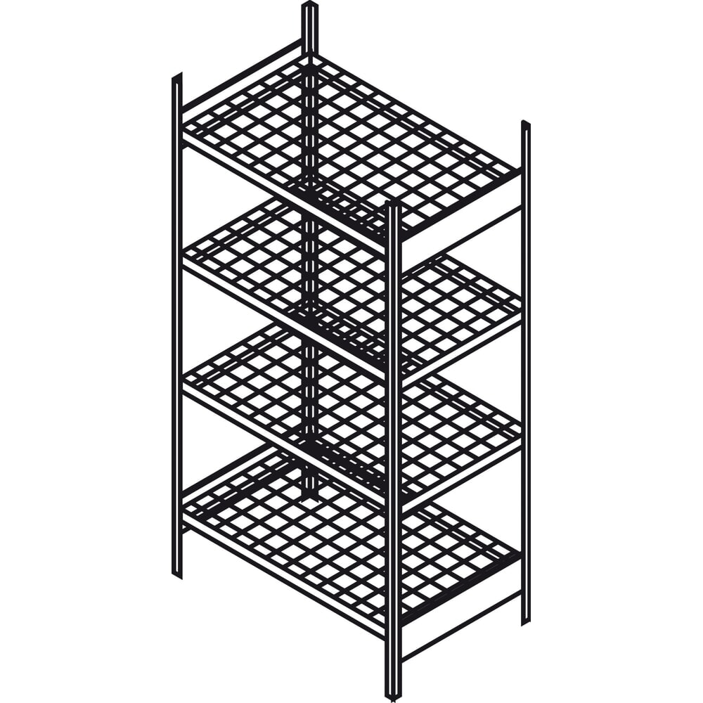 Product afbeelding: Basisrek Vario GRG4, 2 voorgemonteerde draagframes