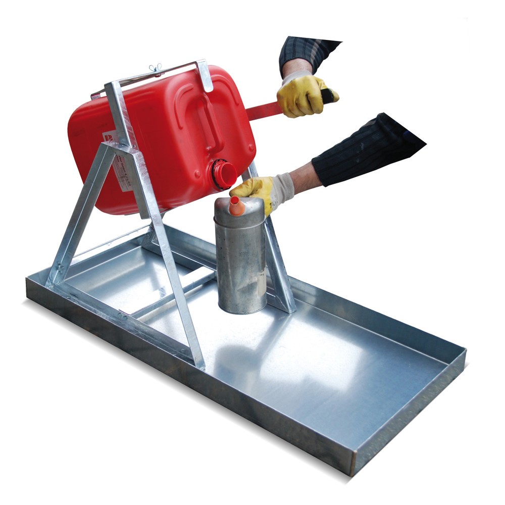 Product afbeelding: Bauer® Aftapbok incl. kantelstang, voor vaten 20/25 l, verzinkt