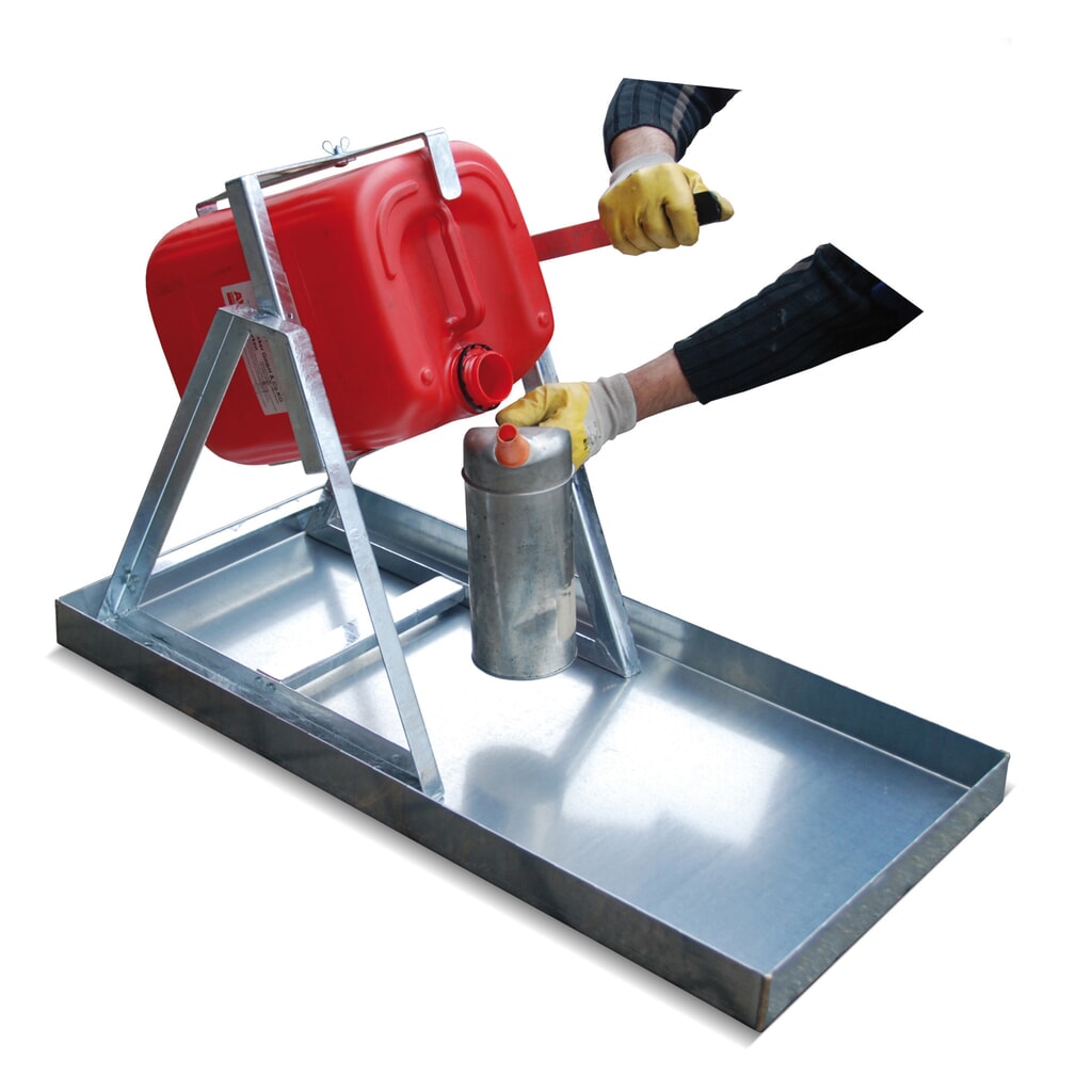 Product afbeelding: Bauer® Aftapbok incl. kantelstang, voor vaten 20/25 l, verzinkt
