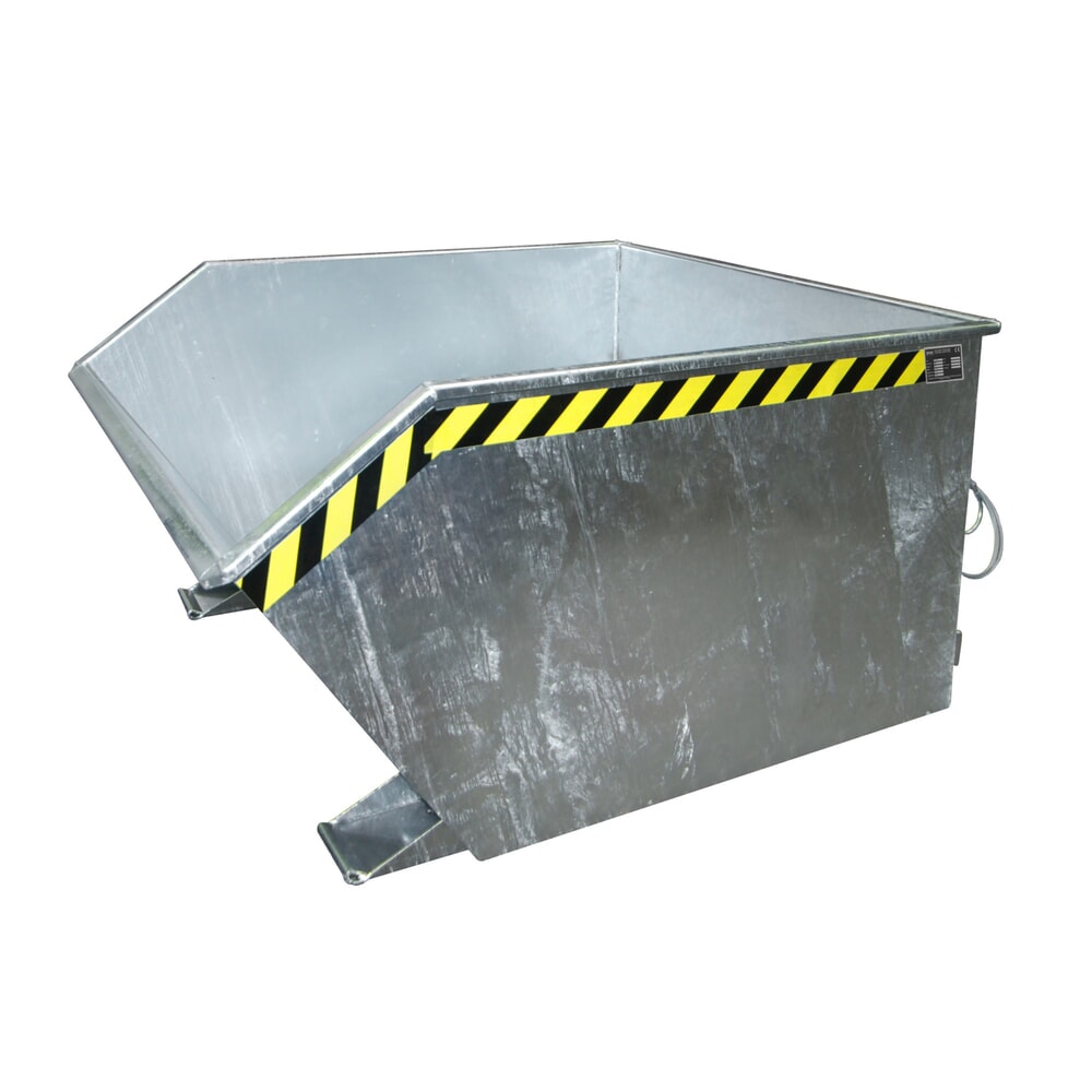 Product afbeelding: Bauer® kantelbak, lage bouwhoogte, verzinkt, draagvermogen 1.500 kg, volume 1 m³