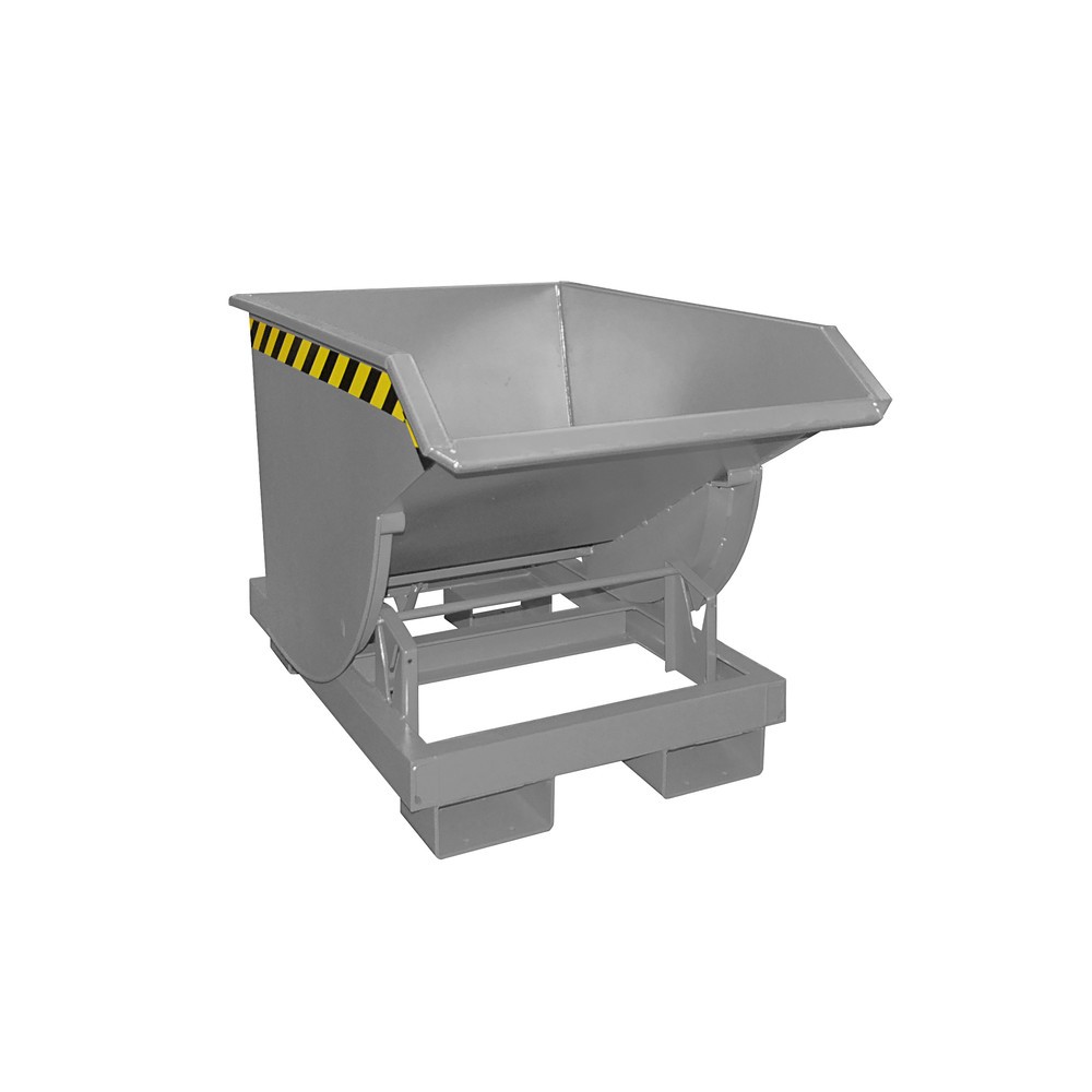 Productafbeelding nr. 6: Bauer® kantelbak met afrolmechanisme Premium, lage constructie, verzinkt, zonder deksel, volume 0,3 m³