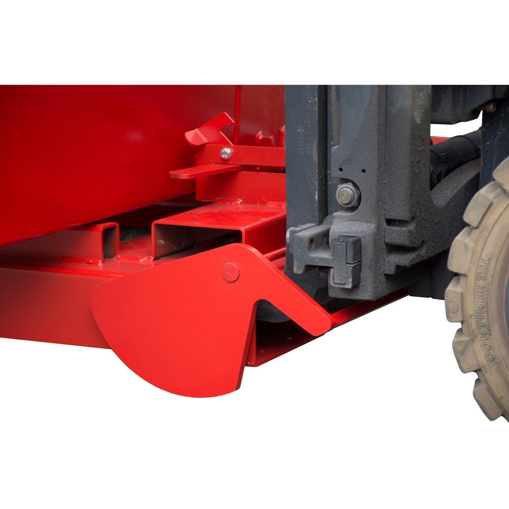 Productafbeelding nr. 7: Bauer® Kantelbak met automatisch afrolmechanisme, cap. 1.000 kg, gelakt, volume 0,6 m³, RAL 7005 muisgrijs