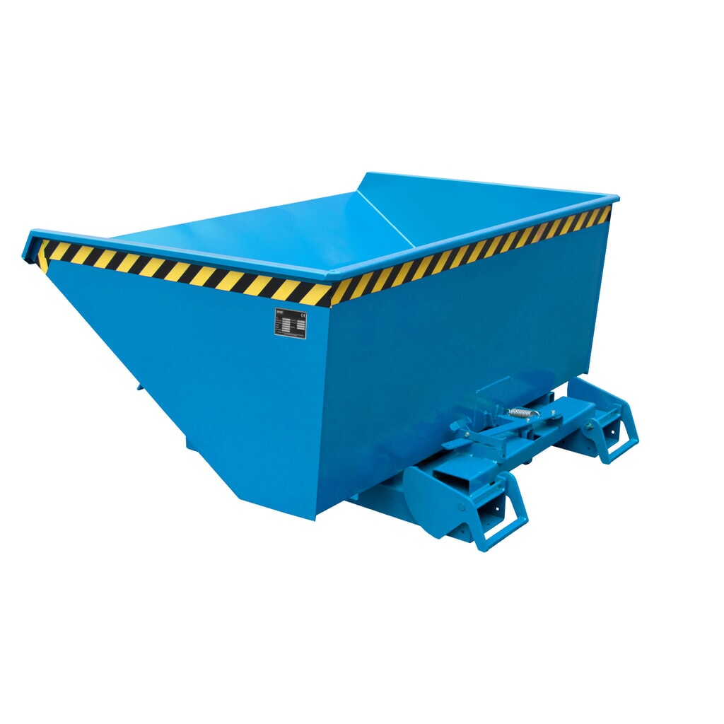 Productafbeelding nr. 3: Bauer® Kantelbak met automatisch afrolmechanisme, cap. 1.000 kg, gelakt, volume 0,6 m³, RAL 3000 vuurrood