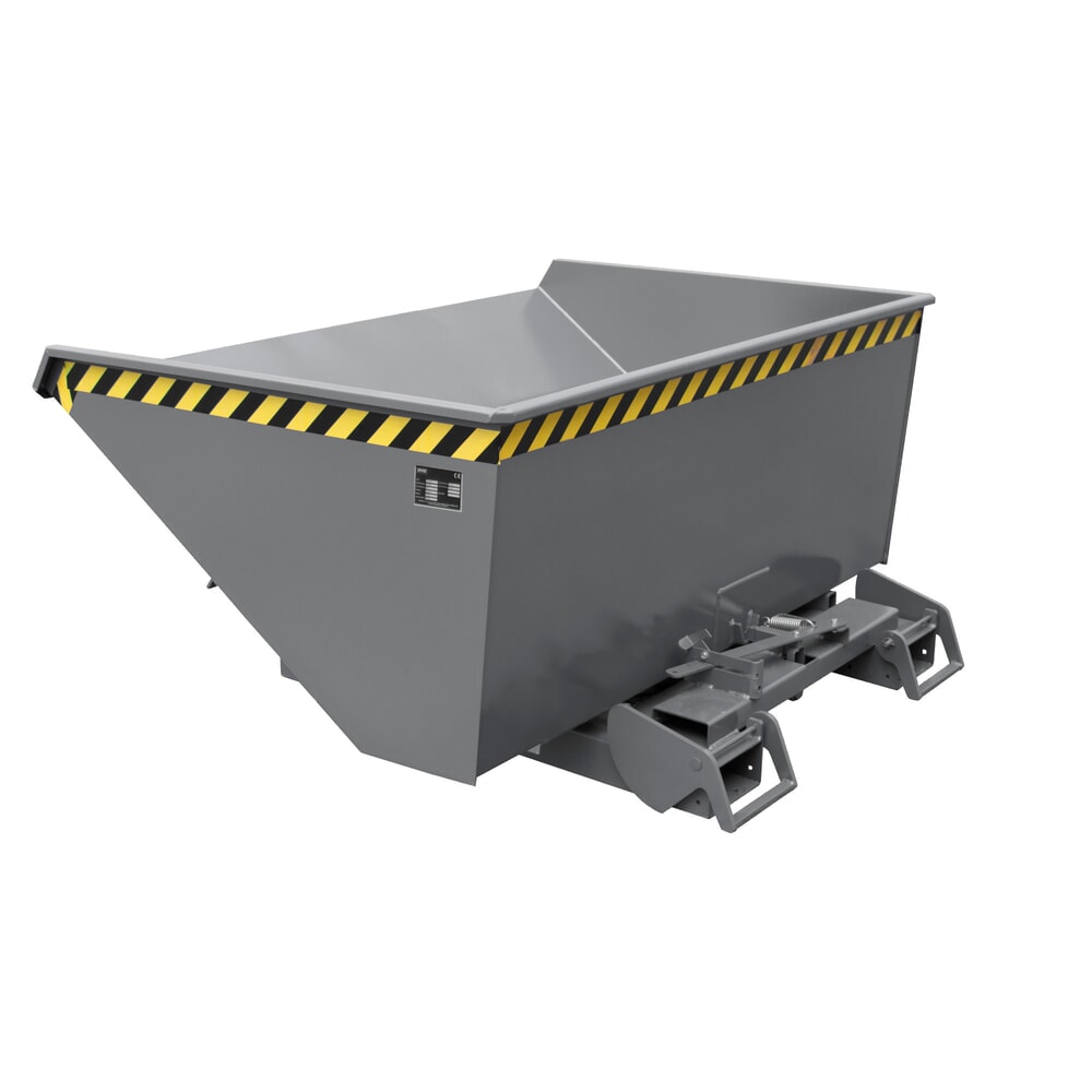 Productafbeelding nr. 4: Bauer® Kantelbak met automatisch afrolmechanisme, cap. 1.000 kg, gelakt, volume 0,6 m³, RAL 7005 muisgrijs