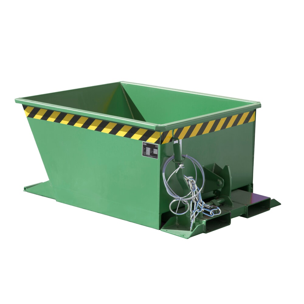 Productafbeelding nr. 3: Bauer® Kantelbak voor routetreinen, gelakt, volume 0,3 m³, RAL 5012 lichtblauw
