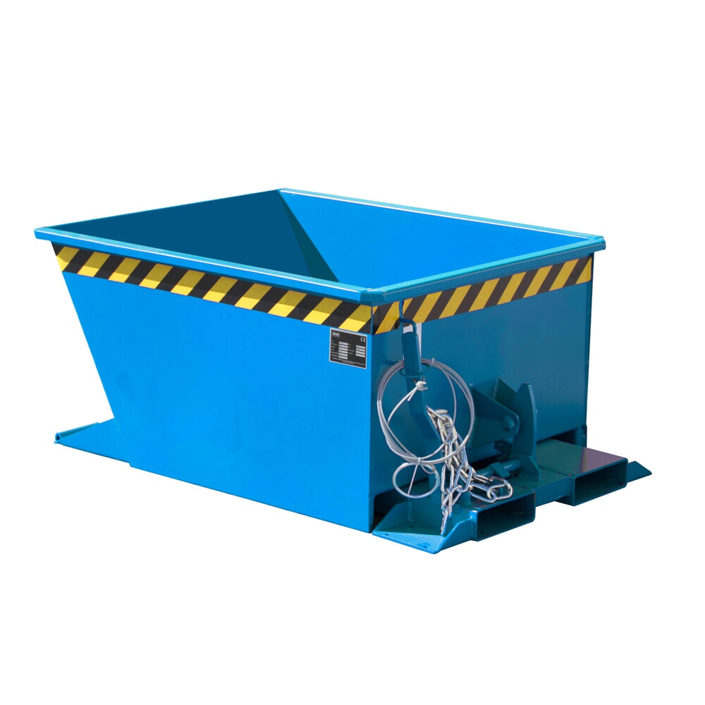 Productafbeelding nr. 4: Bauer® Kantelbak voor routetreinen, gelakt, volume 0,3 m³, RAL 5012 lichtblauw