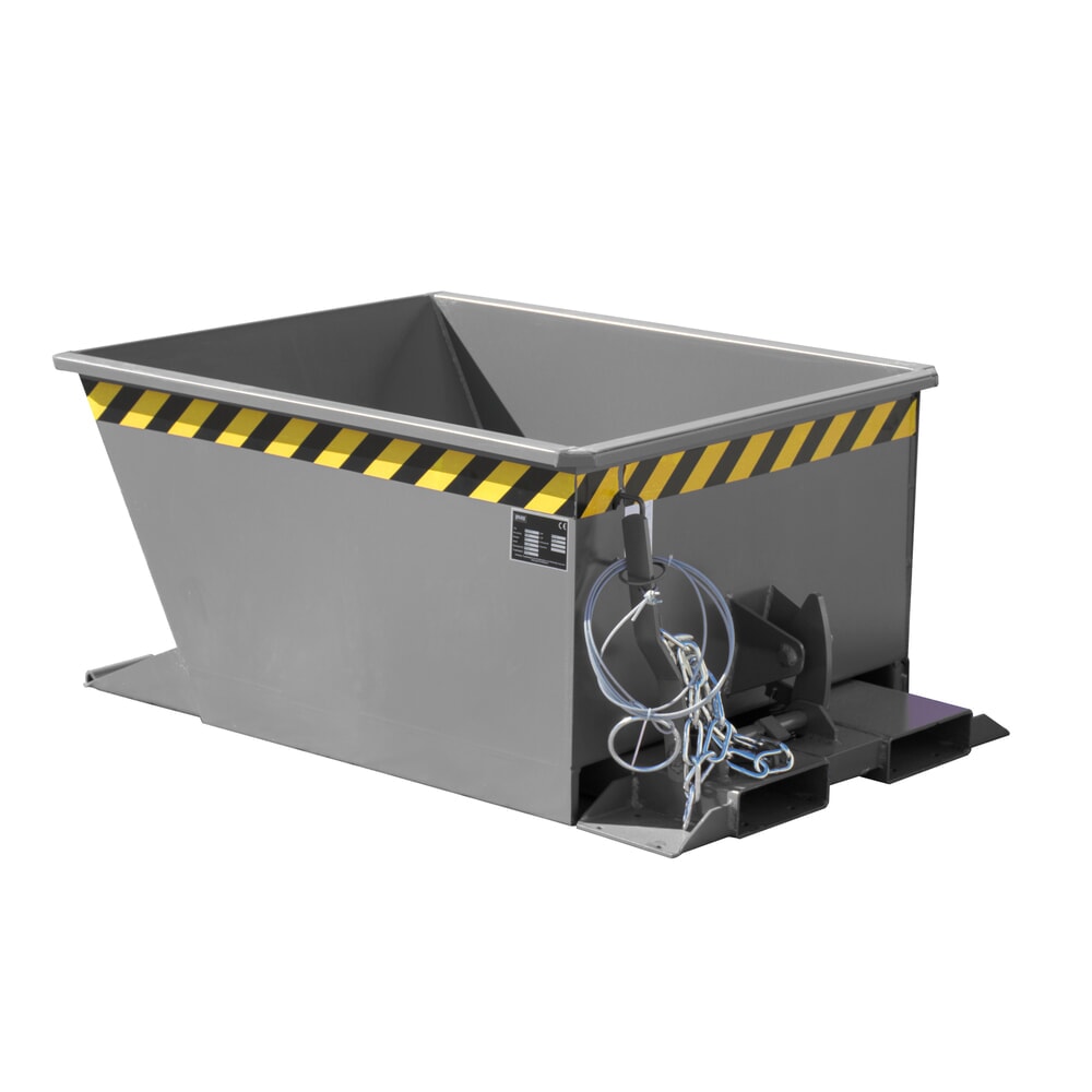 Productafbeelding nr. 5: Bauer® Kantelbak voor routetreinen, gelakt, volume 0,3 m³, RAL 5012 lichtblauw