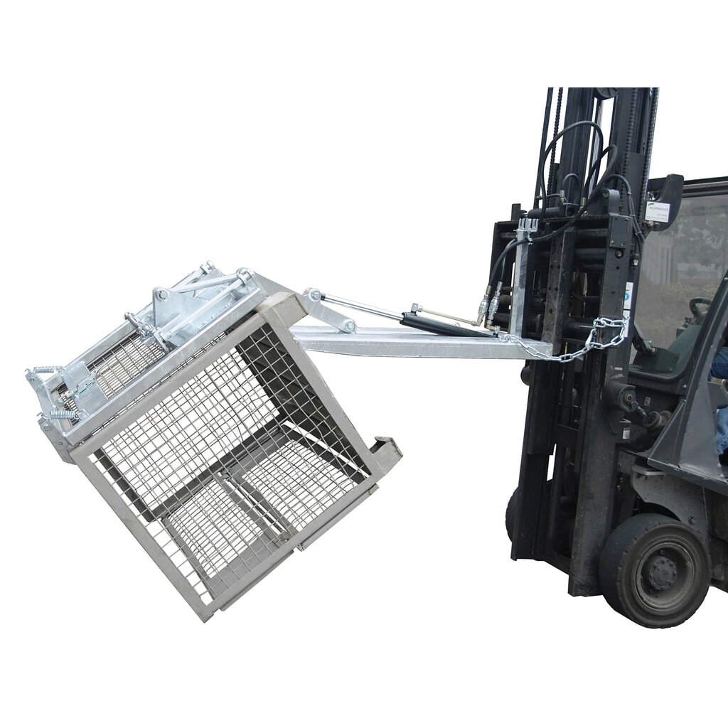 Bauer® Kippomat type KG-A, kantelen via heftruckhydraulica, thermisch verzinkt, draagvermogen 500 kg Productafbeelding nr. 2: Bauer® Kippomat type KG-A, kantelen via heftruckhydraulica, thermisch verzinkt, draagvermogen 500 kg