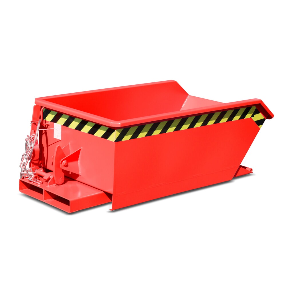 Bauer® Minikantelbak, extreem lage bouwhoogte, gelakt, volume 0,27 m³, RAL 5012 lichtblauw Productafbeelding nr. 3: Bauer® Minikantelbak, extreem lage bouwhoogte, gelakt, volume 0,27 m³, RAL 5012 lichtblauw