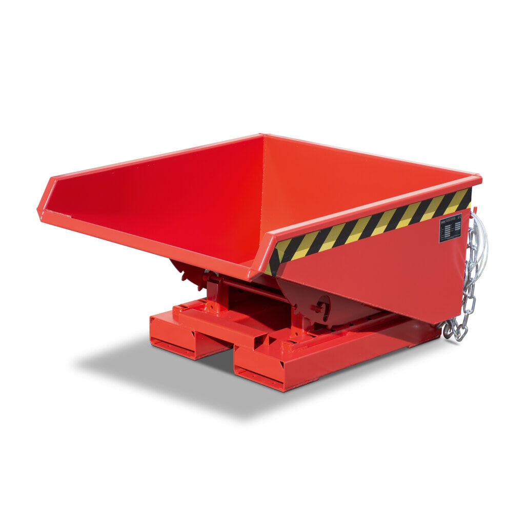 Productafbeelding nr. 3: Bauer® Minikantelbak met afrolmechanisme, lage bouwhoogte, verzinkt, volume 0,225 m³