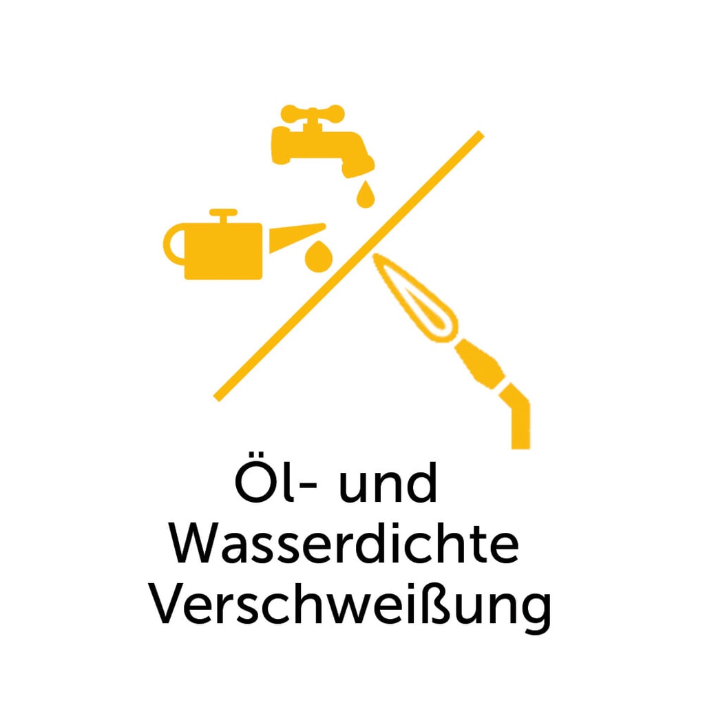 Bauer® Olie- en waterdichte lasverbinding voor stapelbare kantelbakken, volume 0,3 - 0,9 m³ Product afbeelding: Bauer® Olie- en waterdichte lasverbinding voor stapelbare kantelbakken, volume 0,3 - 0,9 m³