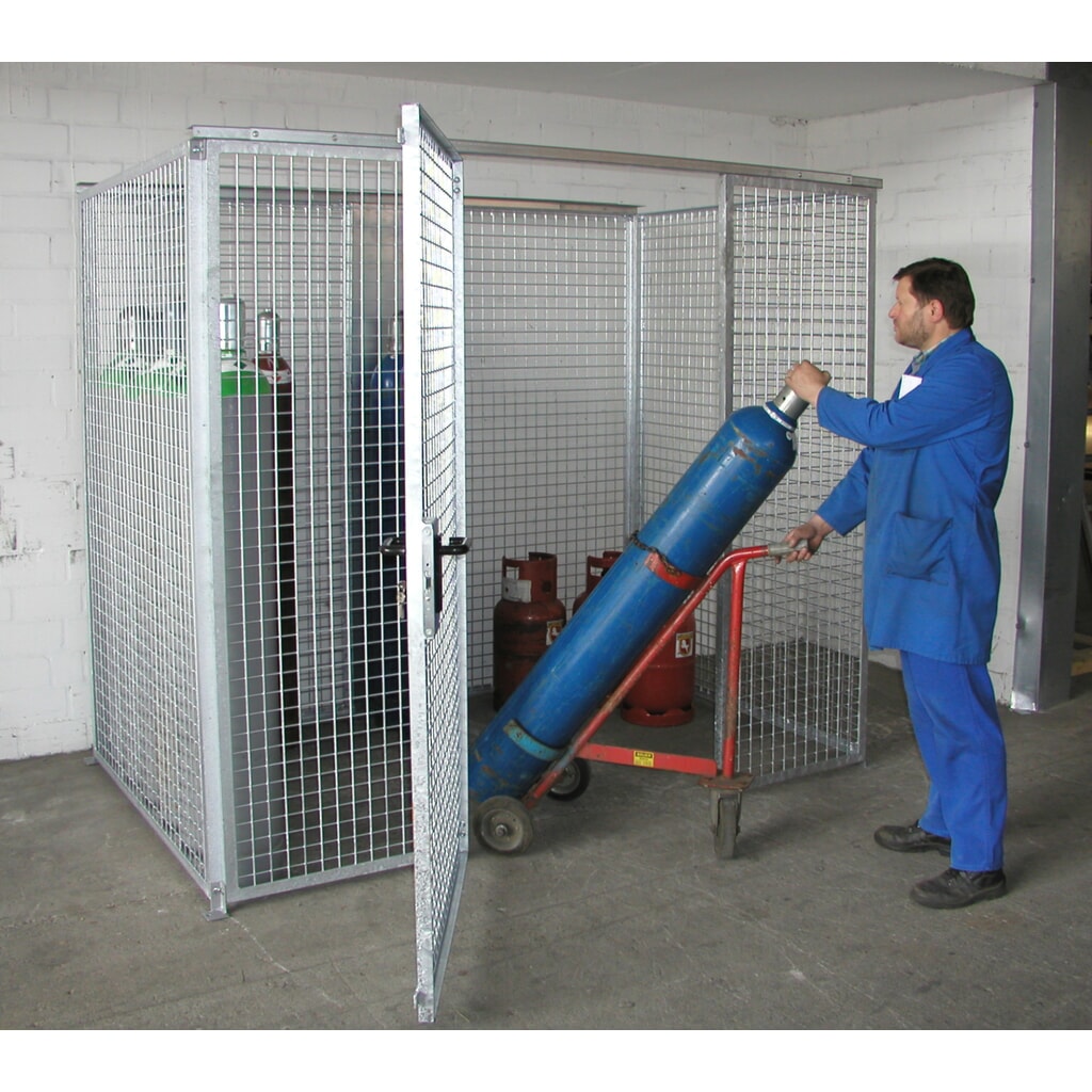 Bauer® opslagkast voor gasflessen TRGS 510 zonder dak, 1-deurs, 60 flessen Productafbeelding nr. 2: Bauer® opslagkast voor gasflessen TRGS 510 zonder dak, 1-deurs, 60 flessen