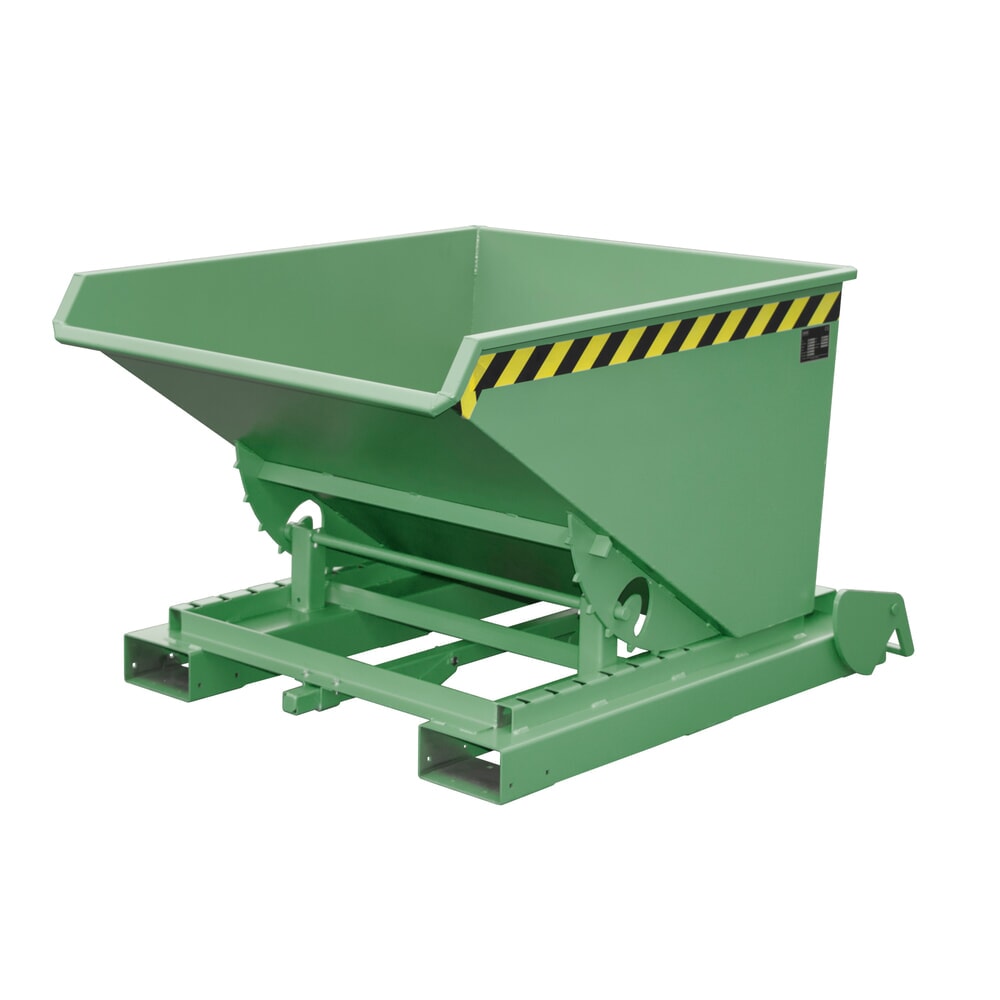 Productafbeelding nr. 3: Bauer® Spaander-kantelbak met afrolmechanisme, gelakt, volume 1,2 m³, RAL 7005 muisgrijs