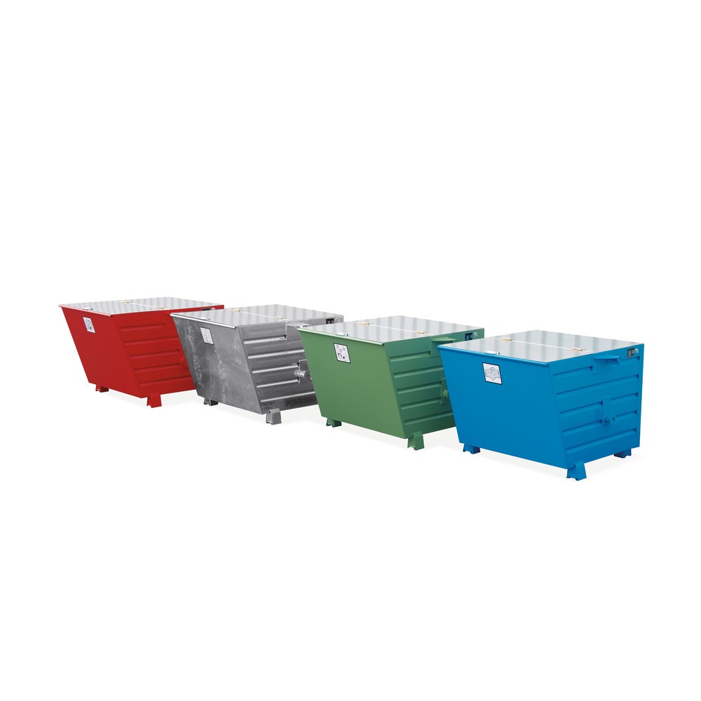 Productafbeelding nr. 2: Bauer® stapelbare kantelbak, verzinkt, volume 0,3 m³