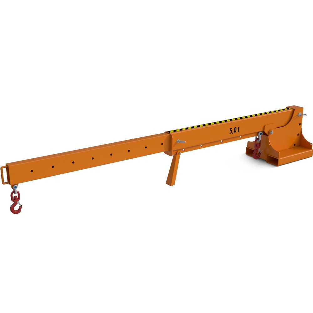 Productafbeelding nr. 5: Bauer® kraanarm model 1, bereik tot 3.690 mm, draagvermogen tot 2.500 kg, geel-oranje